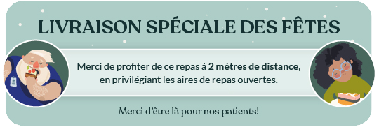 Livraison spéciale des fêtes