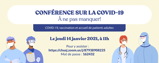Conférence grand public sur la COVID-19
