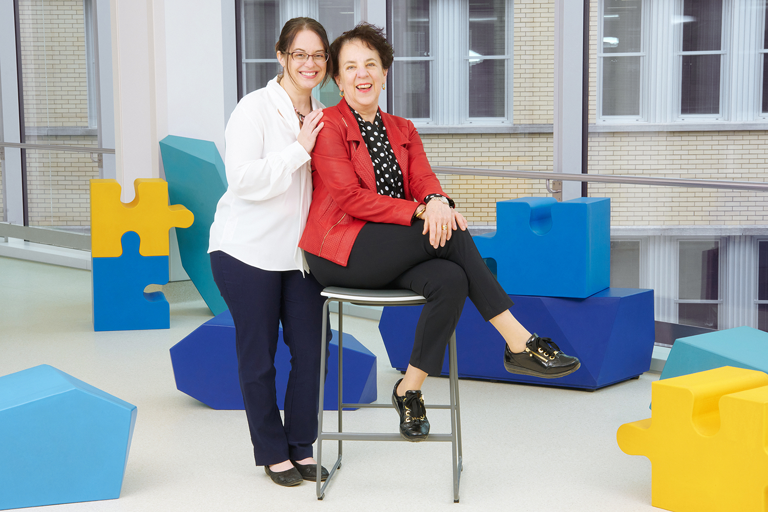 Photo de groupe : Bureau du partenariat patient-famille-soignant