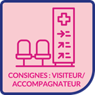 Rendez-vous : Consignes pour les visiteurs, accompagnateurs