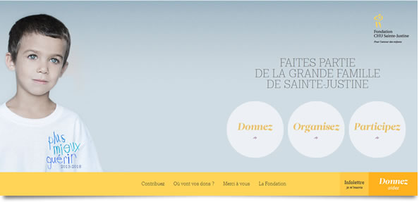 Photo site web Fondation CHU Sainte-Justine