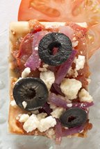 Mini pizza à la grecque 